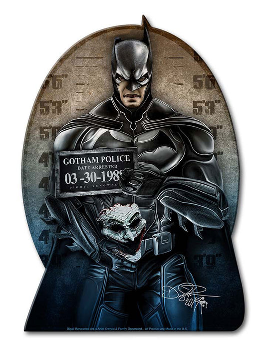 DIG028 - THE BAT, Patriotic, Metal Sign, Wall Art, 9 X 12 Inches