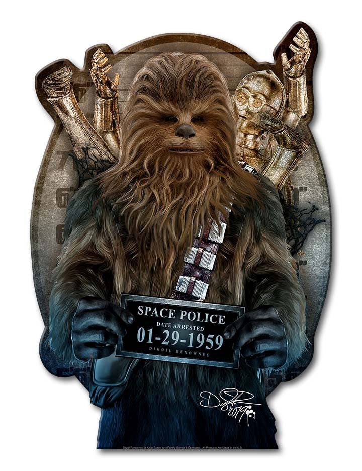 DIG029 - THE CHEW, Patriotic, Metal Sign, Wall Art, 9 X 12 Inches