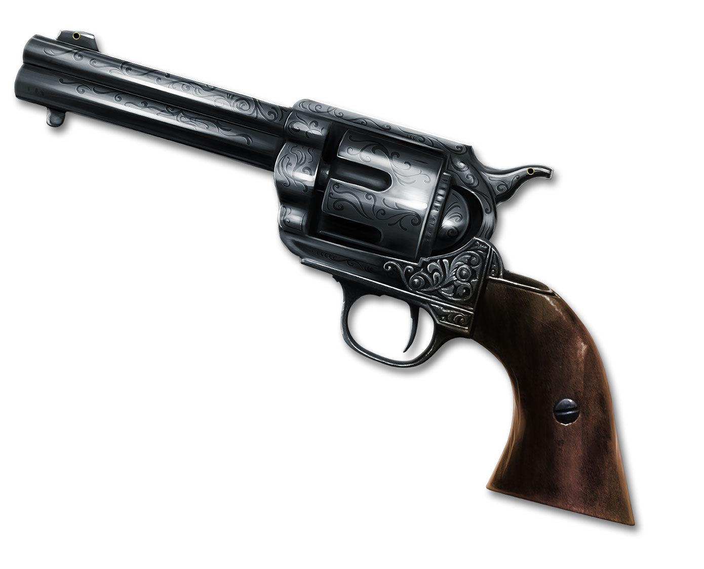 Single Gun Side, Roadside Attractions, Metal Sign, Wall Art, 17 X 13 Inches