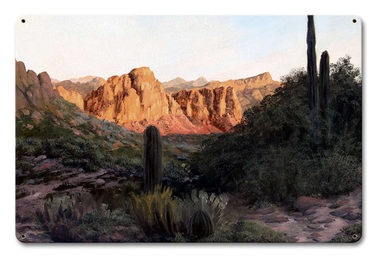 Desert Sentinels Vintage Sign, Automotive, Metal Sign, Wall Art, 18 X 12 Inches