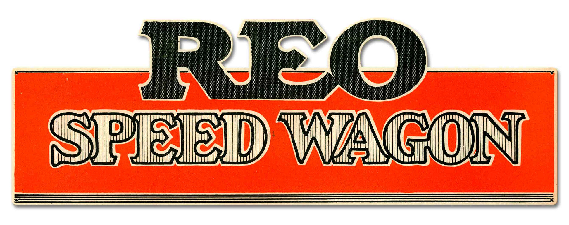 REO SPEED WAGON Vintage Sign, Automotive, Metal Sign, Wall Art, 36 X 13 Inches