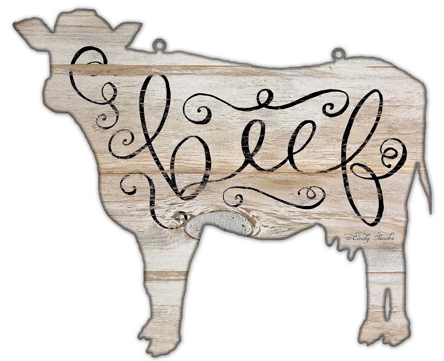 Animal Beef Vintage Sign, Barn and Country, Metal Sign, Wall Art, 26 X 22 Inches