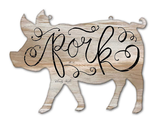 Animal Pork Vintage Sign, Home & Garden, Metal Sign, Wall Art, 24 X 19 Inches