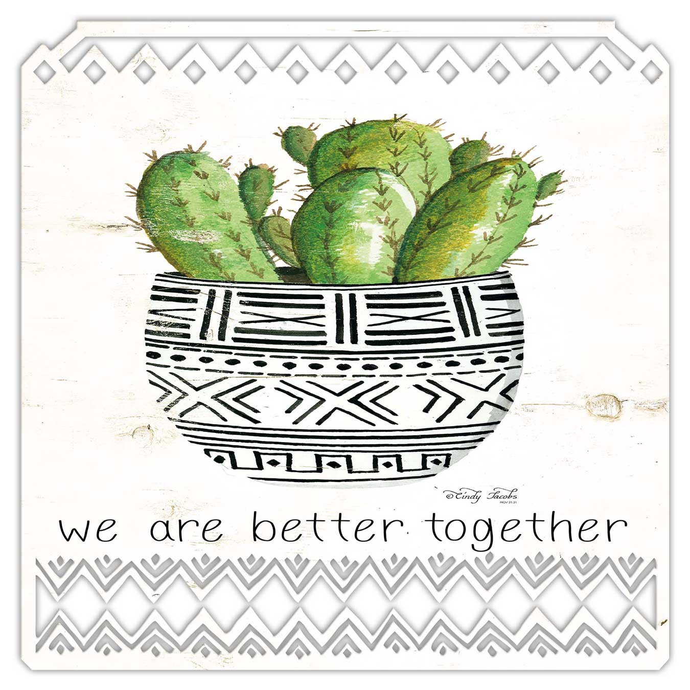 Aztec Pot We Are Better Vintage Sign, Home & Garden, Metal Sign, Wall Art, 24 X 24 Inches