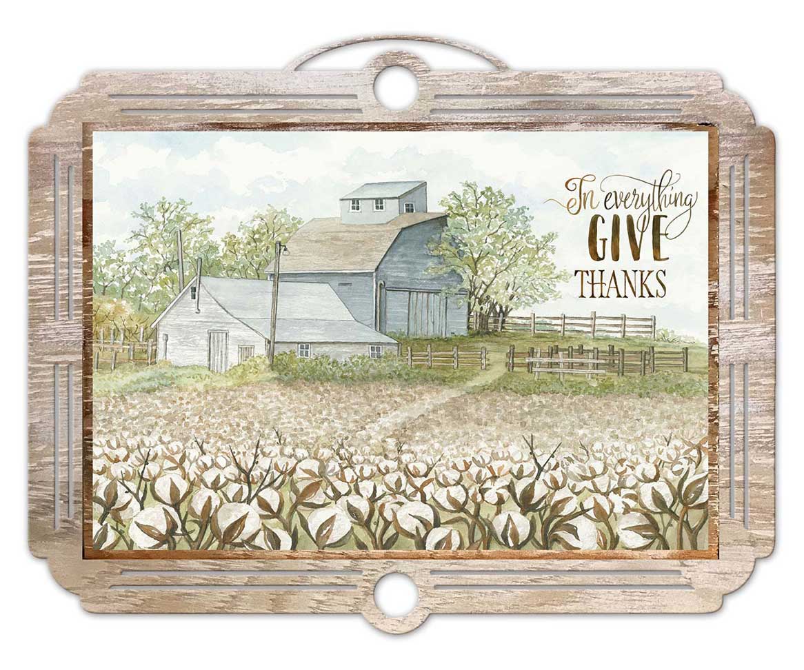 Barn Cotton In Everything Vintage Sign, Home & Garden, Metal Sign, Wall Art, 25 X 20 Inches