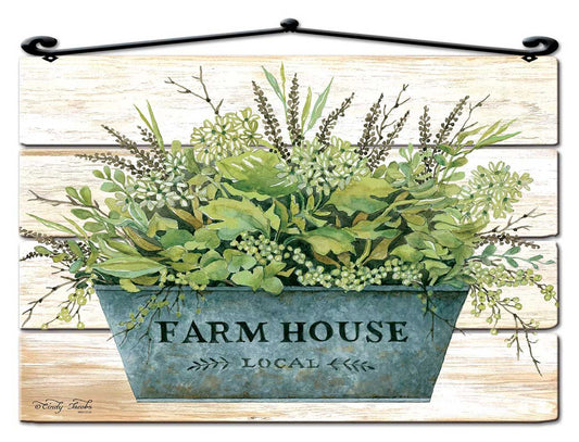 GAL Planter Farmhouse Vintage Sign, Home & Garden, Metal Sign, Wall Art, 18 X 13 Inches