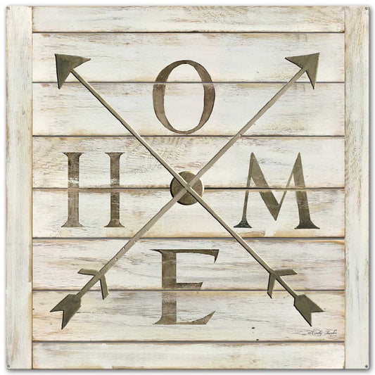 Home Home Arrows Vintage Sign, Home & Garden, Metal Sign, Wall Art, 24 X 24 Inches