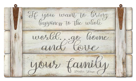 Sign Home If Yo Want Vintage Sign, Home & Garden, Metal Sign, Wall Art, 28 X 16 Inches