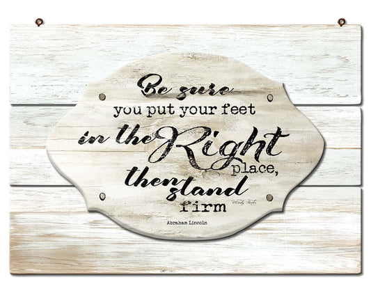 Insp Sec Be Sure 3D Vintage Sign, Home & Garden, Metal Sign, Wall Art, 25 X 20 Inches