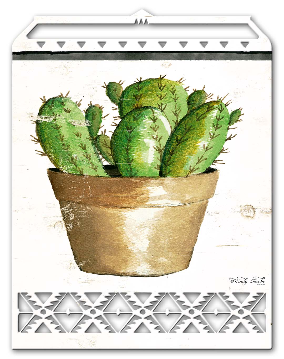 Succulent Pot 1 RT Vintage Sign, Home & Garden, Metal Sign, Wall Art, 20 X 25 Inches