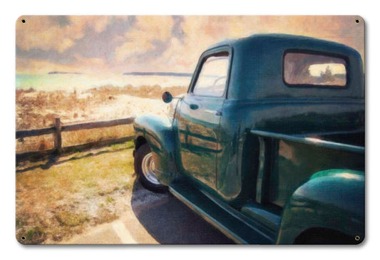 Great Ride Great View Vintage Sign, Automotive, Metal Sign, Wall Art, 18 X 12 Inches