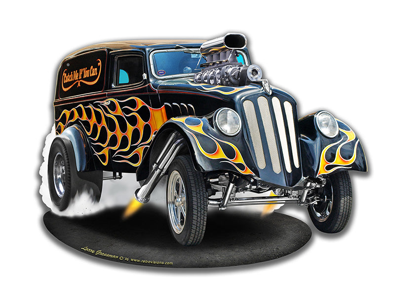 Wild Willys Cut-out Vintage Sign, Automotive, Metal Sign, Wall Art, 18 X 13 Inches
