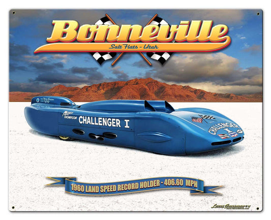 1960 Challenger 1 Vintage Sign, Automotive, Metal Sign, Wall Art, 30 X 24 Inches