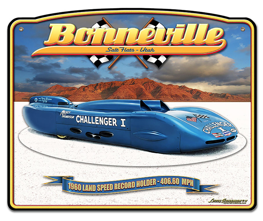 1960 Challenger 3-D Vintage Sign, 3-D, Metal Sign, Wall Art, 18 X 15 Inches