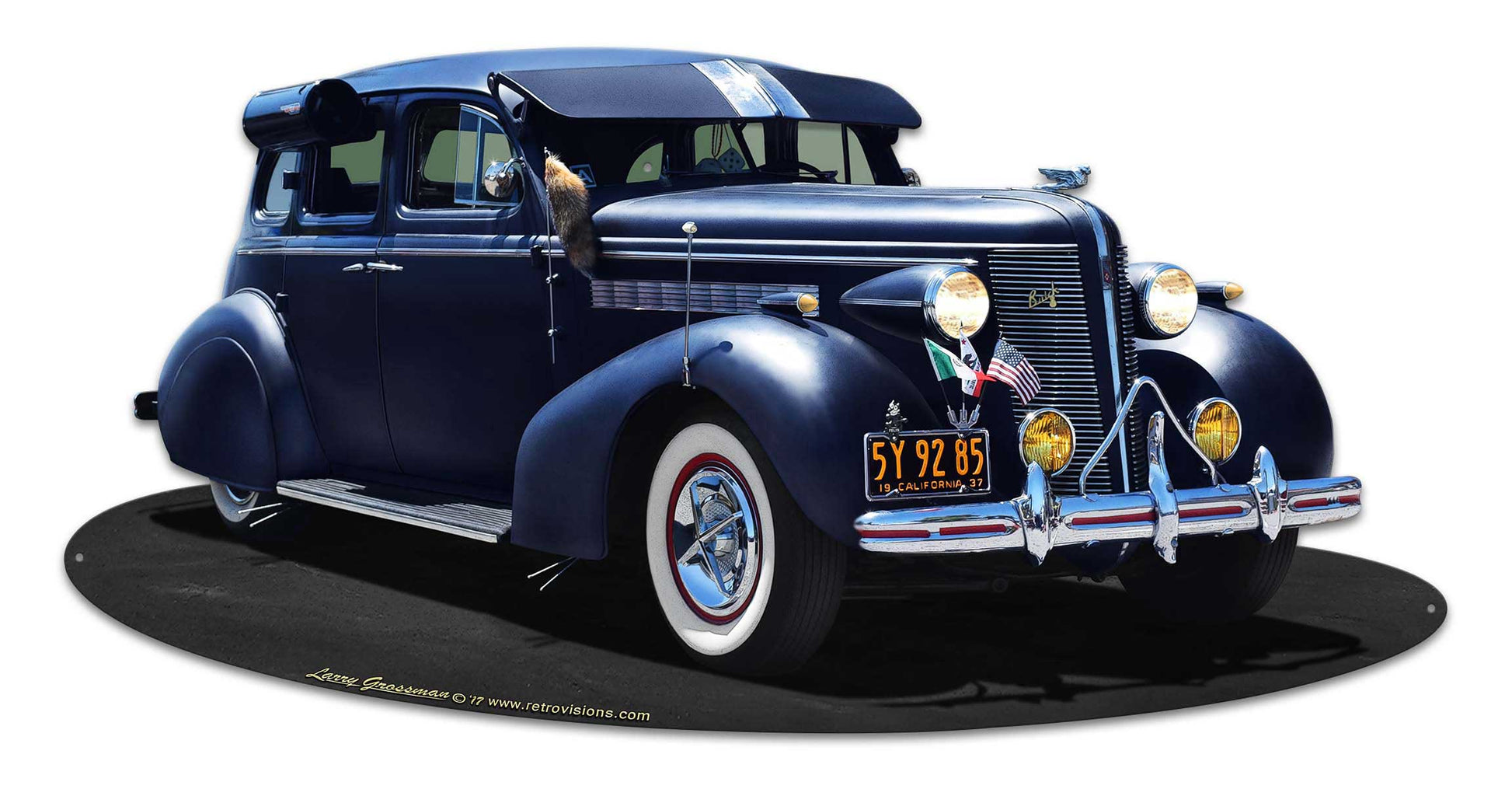 1939 Lowrider Vintage Sign, Automotive, Metal Sign, Wall Art, 29 X 15 Inches