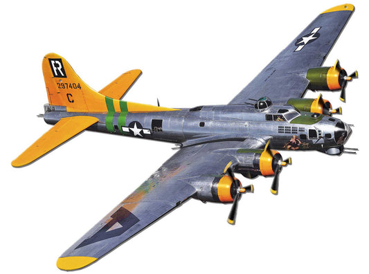 B-17G Flying Fortress Vintage Sign, Automotive, Metal Sign, Wall Art, 30 X 22 Inches