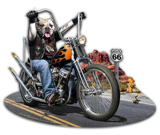 Born To Be Wild Vintage Sign, Automotive, Metal Sign, Wall Art, 18 X 15 Inches