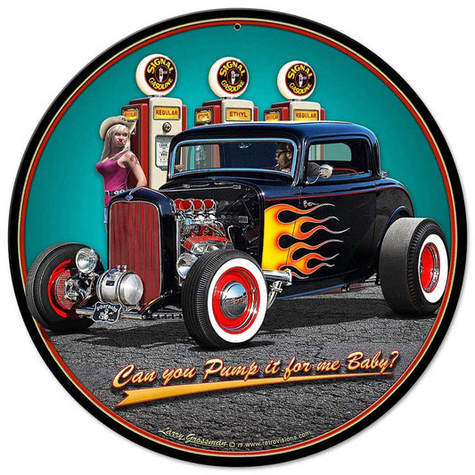 1932 Deuce Coupe Vintage Sign, Automotive, Metal Sign, Wall Art, 14 X 14 Inches