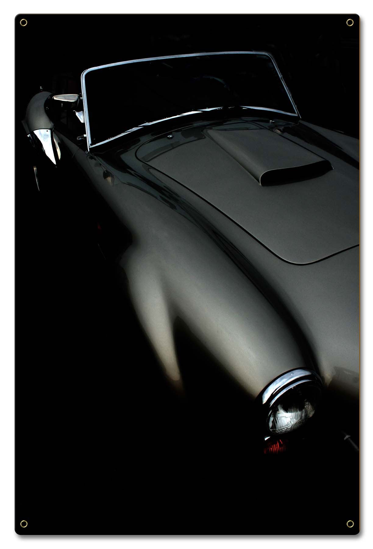 Classic Curves Vintage Sign, Oil & Petro, Metal Sign, Wall Art, 16 X 24 Inches