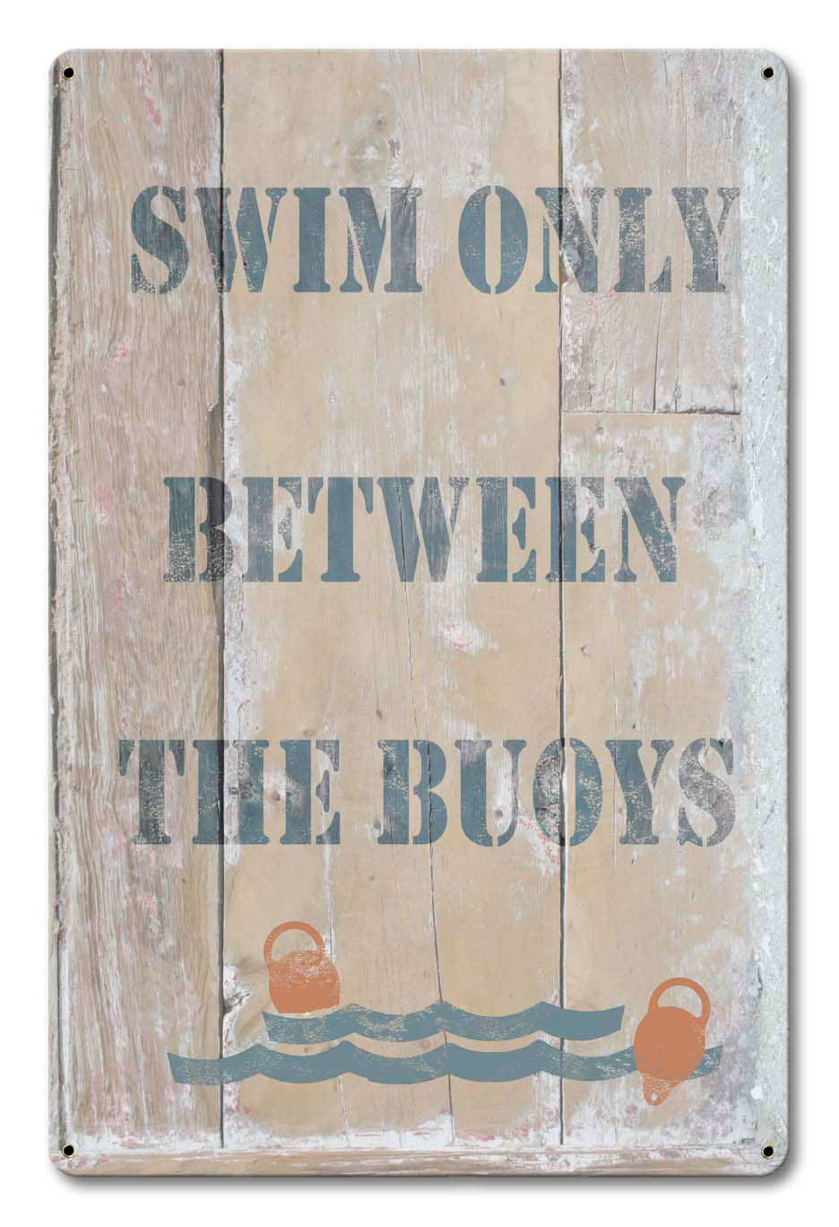 Swim Only Vintage Sign, Oil & Petro, Metal Sign, Wall Art, 12 X 18 Inches