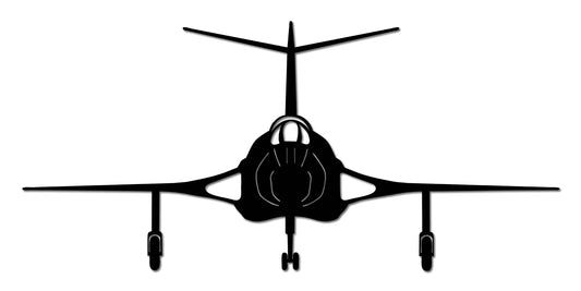 F101 Voodoo Silhouette Vintage Sign, Aviation, Metal Sign, Wall Art, 36 X 16 Inches