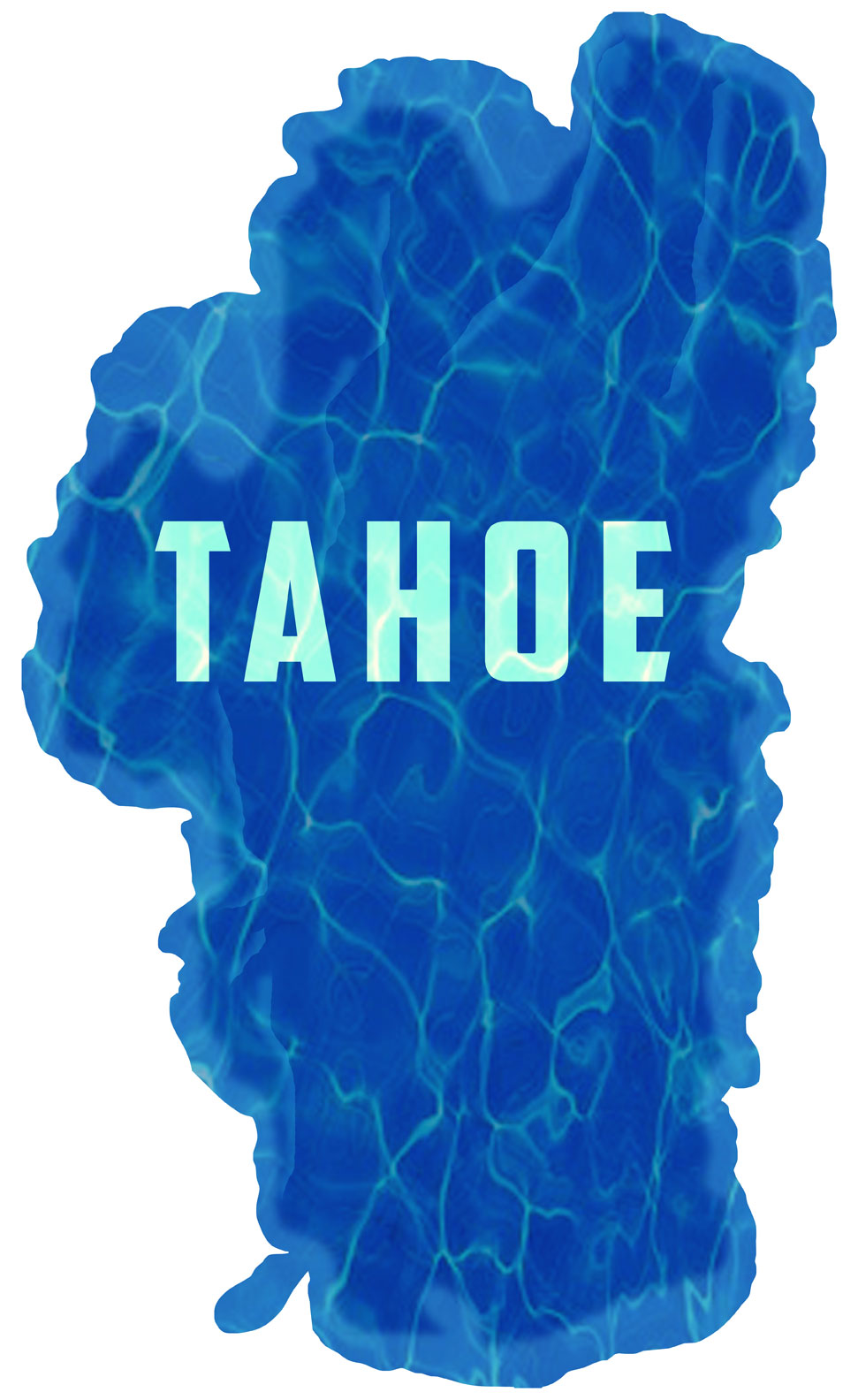 Tahoe Vintage Sign, Travel, Metal Sign, Wall Art, 13 X 22 Inches