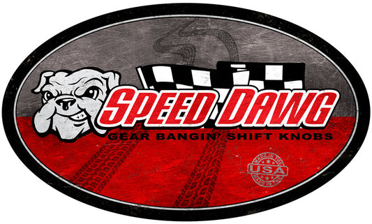 SPEED DAWG LOGO, Military, Metal Sign, Wall Art, 24 X 14 Inches