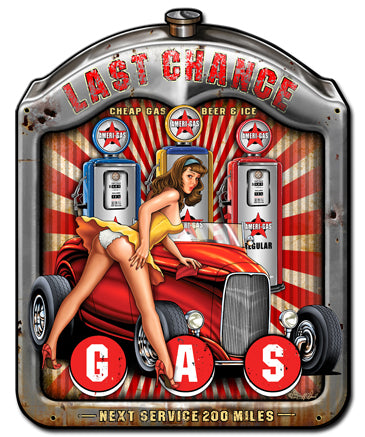 Last Chance Vintage Sign, Other, Metal Sign, Wall Art, 20 X 24 Inches