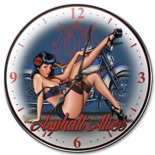 Asphalt Alice, Other, Metal Sign, Wall Art, 14 X 14 Inches