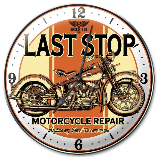 Last Stop, Other, Metal Sign, Wall Art, 14 X 14 Inches