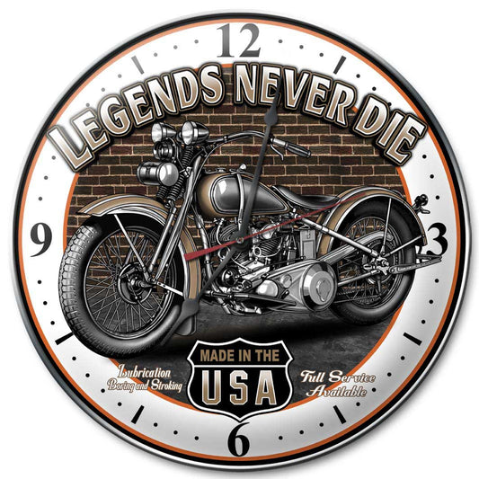 Legends Never Die, Other, Metal Sign, Wall Art, 14 X 14 Inches