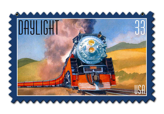 Daylight Stamp Vintage Sign, US Postal Service, Metal Sign, Wall Art, 18 X 12 Inches