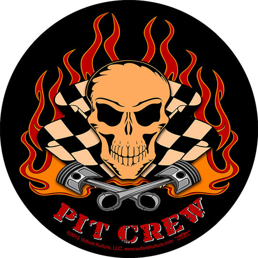 Pit Crew Vintage Sign, Automotive, Metal Sign, Wall Art, 10 X 10 Inches