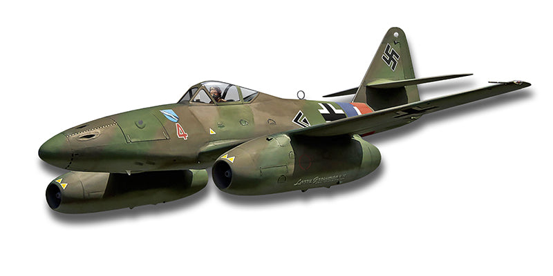 Me-262 Jet, Military, Metal Sign, Wall Art, 16 X 6 Inches