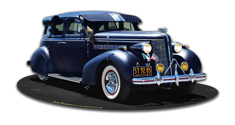 1939 Lowrider, Automotive, Metal Sign, Wall Art, 18 X 8 Inches