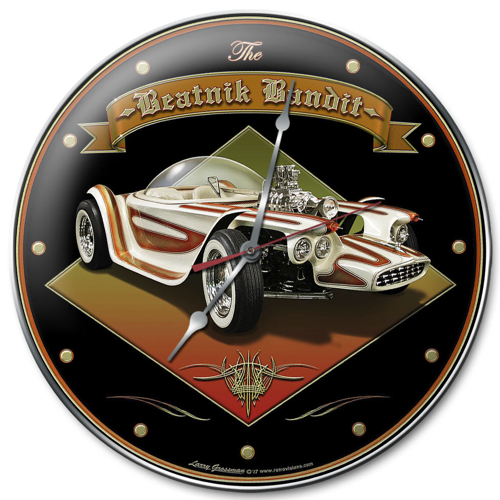 1961 Beatnik Bandit, Automotive, Metal Sign 1, Wall Art, 14 X 14 Inches