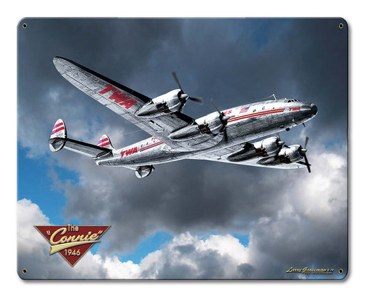 Connie, Automotive, Metal Sign, Wall Art, 15 X 12 Inches