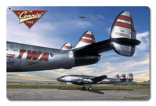 Connie 2, Automotive, Metal Sign, Wall Art, 18 X 12 Inches