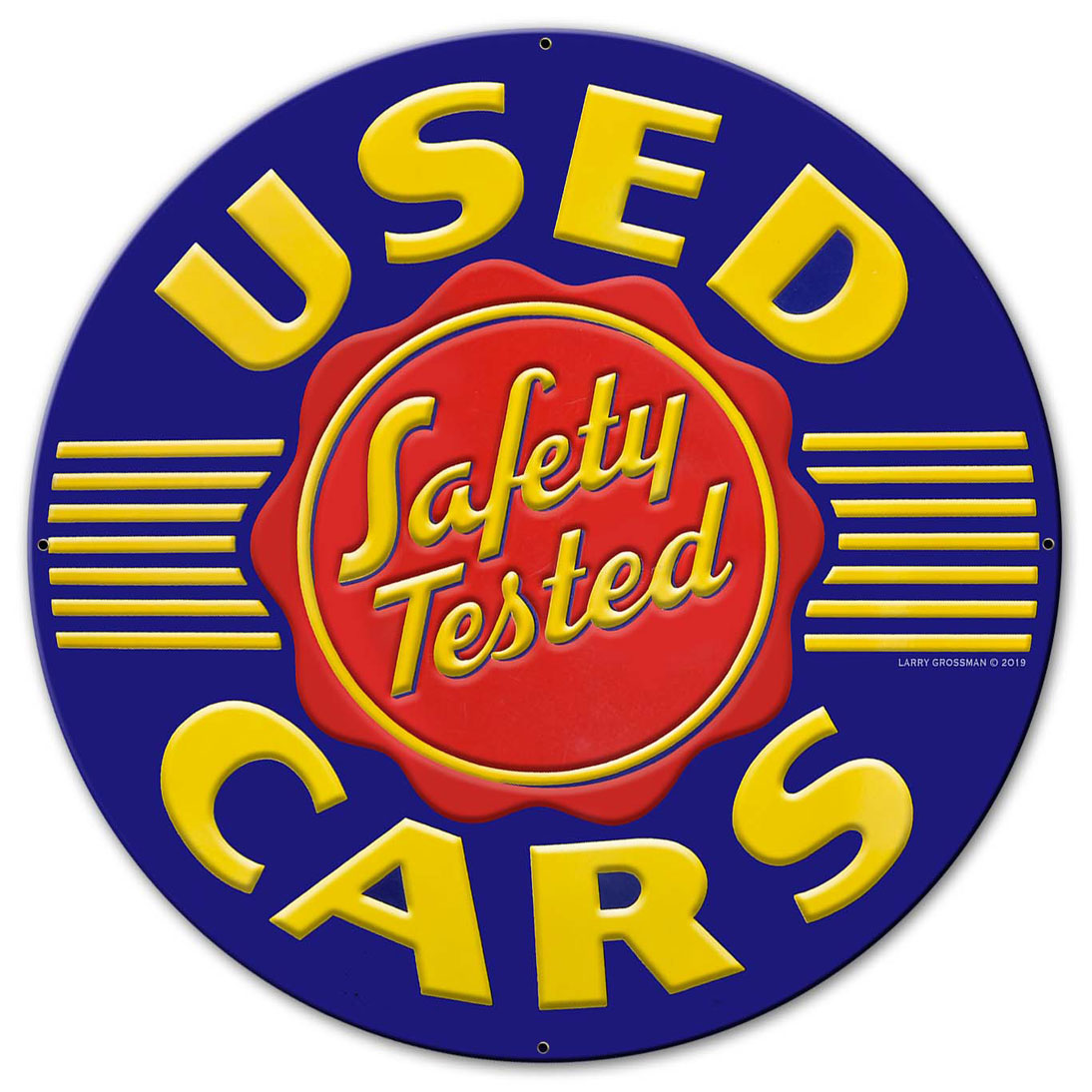 Used Cars, New Products, Metal Sign, Wall Art, 18 X 18 Inches