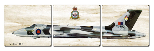 Vulcan B.2, Aviation, Metal Sign, Wall Art, 16 X 14 Inches