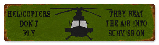Beat The Air, Aviation, Metal Sign, Wall Art, 20 X 5 Inches