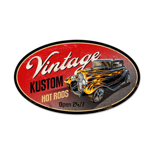 Vintage Custom Vintage Sign, Other, Metal Sign, Wall Art, 24 X 14 Inches