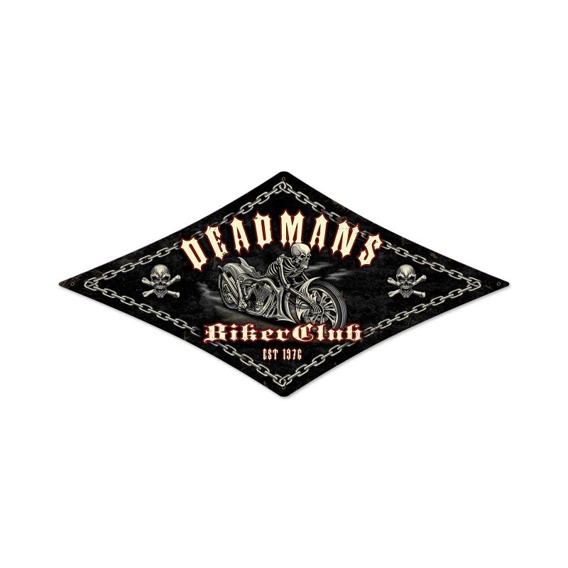 Deadmans Vintage Sign, Other, Metal Sign, Wall Art, 14 X 24 Inches