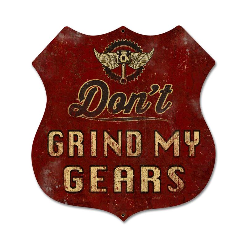 Don'T Grind My Gears Vintage Signs, Other, Metal Sign, Wall Art, 28 X 28 Inches