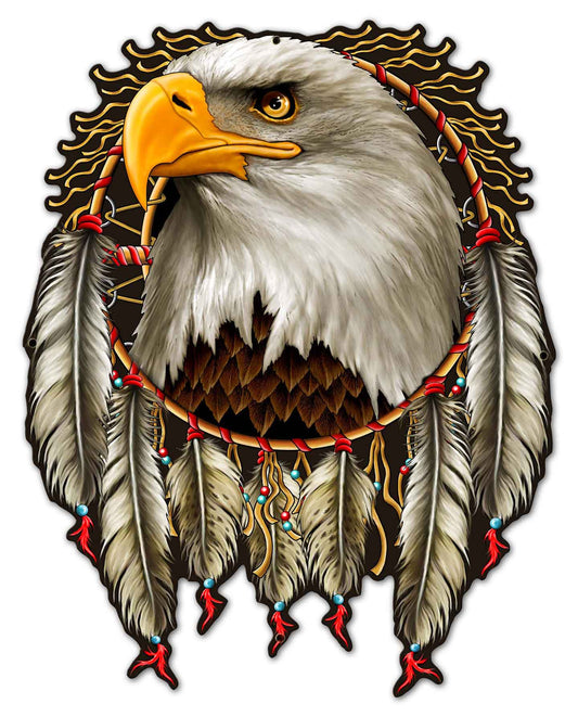 W EAGLE DREAM, Other, Metal Sign, Wall Art, 23 X 30 Inches