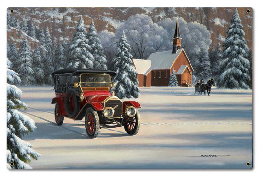 1912 Pierce Arrow Vintage Sign, Aviation, Metal Sign, Wall Art, 24 X 16 Inches