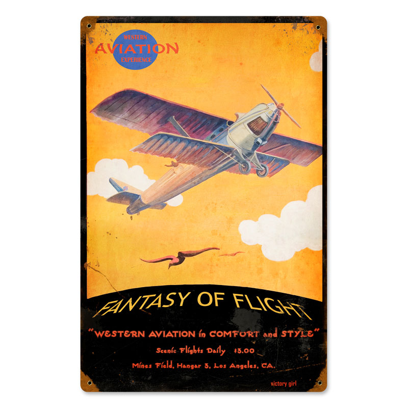 Fantasy Vintage, Other, Metal Sign, Wall Art, 12 X 18 Inches