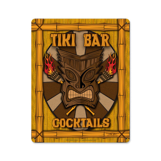 Aloha Room Vintage Sign, Automotive, Metal Sign, Wall Art, 12 X 15 Inches