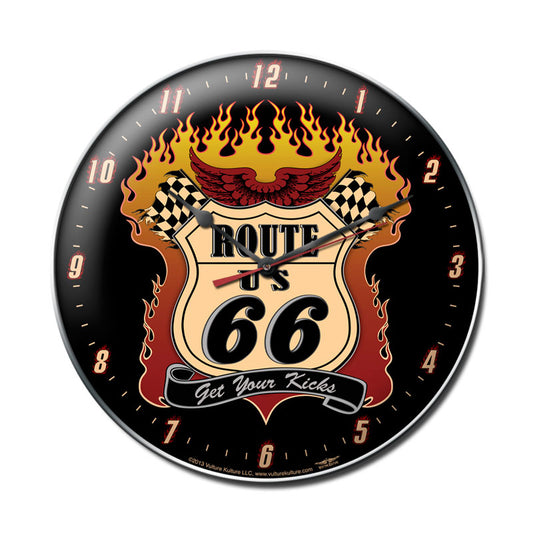 Route 66, Street Signs, Metal Signs, Wall Art, 14 X 14 Inches