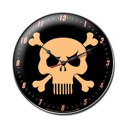 Skull, Automotive, Metal Sign, Wall Art, 14 X 14 Inches